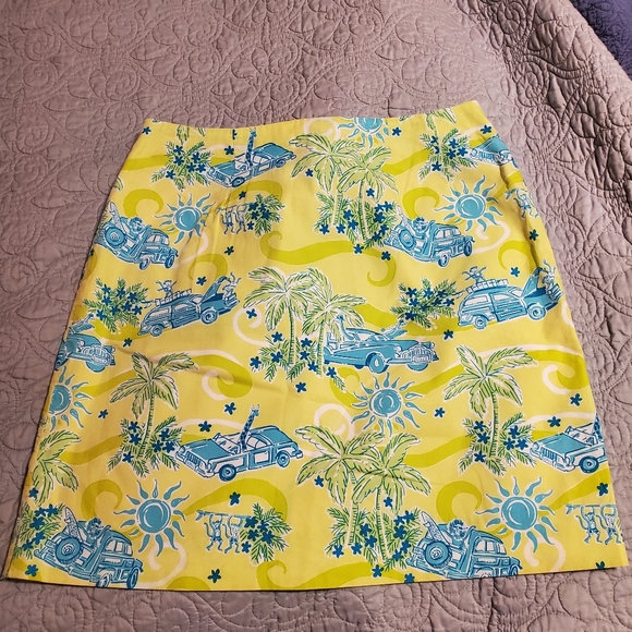 Lilly Pulitzer Dresses & Skirts - Lilly Pulitzer Cotton Skirt Size 4